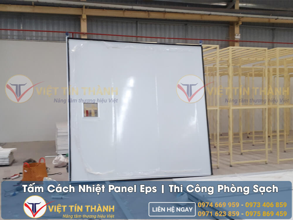 sử dụng panel eps trong thi công phòng sạch chuẩn